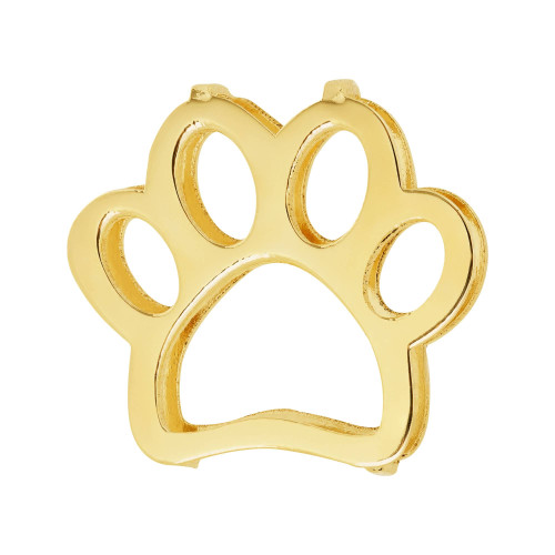 Pingente de Aço Hit Pata Gold IPG 11.5mm