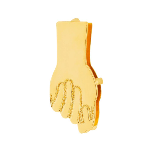 Pingente de Aço Hit Figa 11.5mm Gold IPG