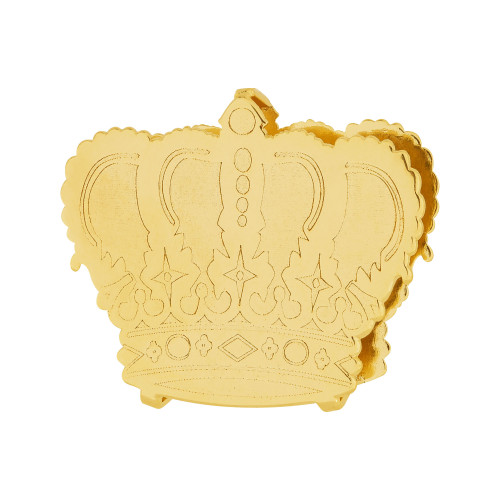 Pingente de Aço Hit Coroa 16.5mm Gold IPG