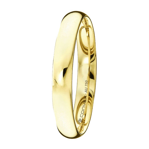 Aliança de Ouro 18k  Madri Abaulada Comfort 3.3mm