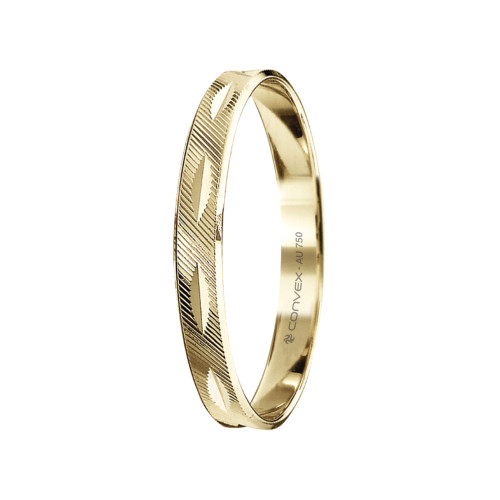 Aliança Ouro 18K  Emotion  Diamantada 2.6mm