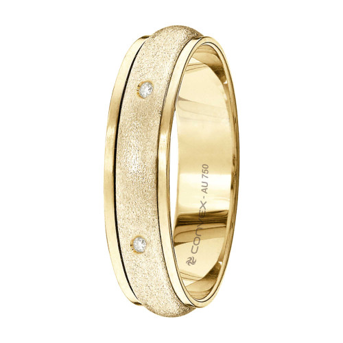 Aliança de Ouro 18k Darling com Diamante 5mm