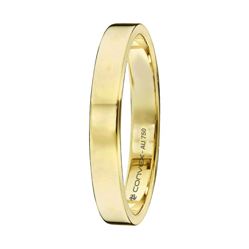 Aliança de Ouro 18K Classic Lisa 3mm