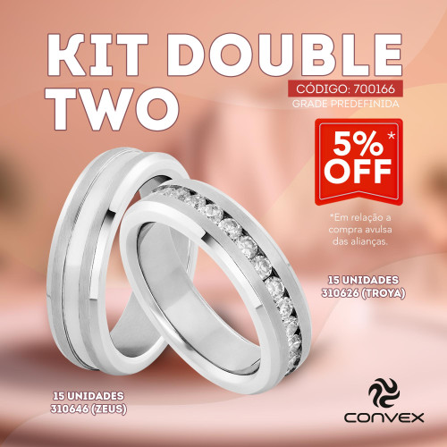 SUPER KIT DOUBLE TWO TROYA E ZEUS COM 30 ALIANÇAS