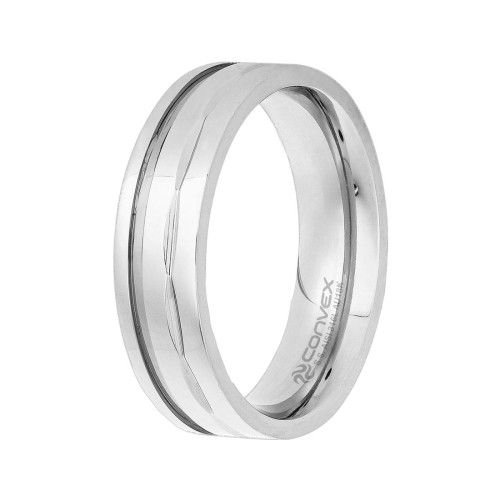 Aliança de Aço Ceos 6mm