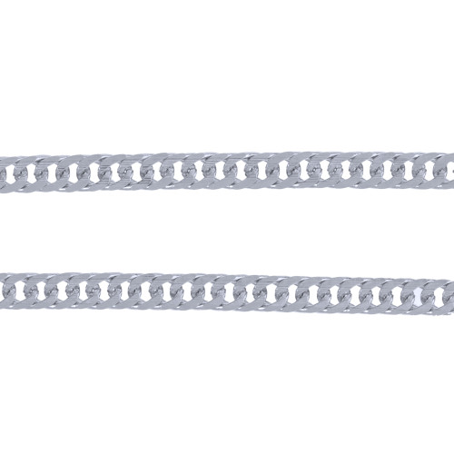 Corrente de Prata Groumet 2.7mm 60cm