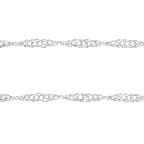 Corrente de Prata Singapura 45cm